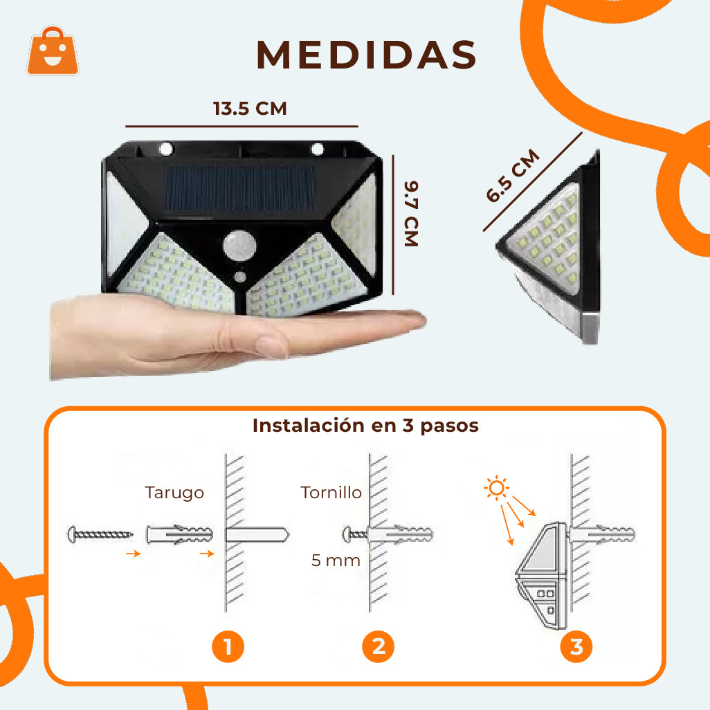 PACK 3X2 Reflectores Solares Alegres®